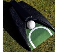 BTBHIHO Golf Auto Putt Returner, Black and Green Golfs Putting Cup, Battery Powered Golf Putting Machine, Home Golfs Training Aids for Indoor Outdoor Office Grass Any Flat Ground