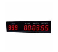 Btbsign Large Countdown Clock Lap To Go Event Timer 1.8 Inch Red