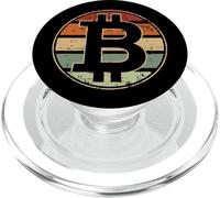 BTC Bitcoin Hype Divertido Crypto Trader Miner Blockchain PopSockets PopGrip for MagSafe