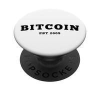 Btc Bitcoin was founded in 2009 PopSockets Adhesive PopGrip
