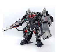 BTChing Transform Toys, Airplane Truck 2-in-1 Enlarged Version Children's Car Robot Flying Wing Pillar Action Doll Series Skyfire Pillar Movie Character Model Boy Gift-Nightbeat