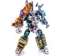 BTChing Transform Toys, Children's Five In One God of War King Kong Car Combination Robot Super Large 5-in-1 Action Doll, Suitable for Boys Aged 12 and Above As A Gift