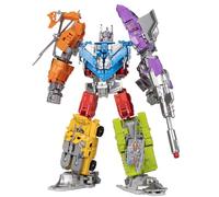 BTChing Transform Toys, Enlarged Action Doll God of War King Alloy Version Sea, Land, and Air 6-in-1, Children's Car Robot Model Gift Box Set, Suitable for Boys Aged 12 and Above As Gifts
