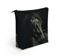 BTCOWZRV A Dark Horse Makeup Bag Cosmetic Bags Toiletry Bag
