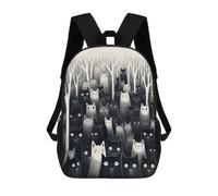 BTCOWZRV A Group of Black Cats Travel Backpack Laptop Backpack 17 Inch