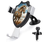 BTCOWZRV A Horse in The Field Car Phone Holder [Upgraded Strongest Suction & Clip] Cell Phone Mount for Dashboard Windshield Vent Wall, Universal Hands Free Automobile Cradle for Women Men