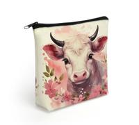 BTCOWZRV A Little Cow Makeup Bag Cosmetic Bags Toiletry Bag