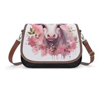 BTCOWZRV A Little Cow Shoulder Bag for Women, Handbag with Adjustable Strap & Inner Pocket, Crossbody Bag for Daily Commute Travel