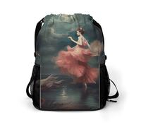 BTCOWZRV A Night of Miracles And Magic Drawstring Backpack, Sports Gym Bag with Bottom Pocket And Mesh Pockets, String Bag for Men Women