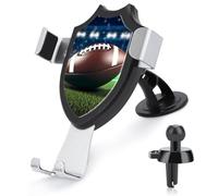 BTCOWZRV American Football Car Phone Holder [Upgraded Strongest Suction & Clip] Cell Phone Mount for Dashboard Windshield Vent Wall, Universal Hands Free Automobile Cradle for Women Men