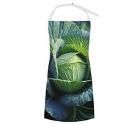 BTCOWZRV Bib Apron with Pockets Bright Cabbage Aprons Waterproof Kitchen Aprons Adjustable Cooking Apron for Women Men, Style, 70x80cm, Style, 70x80cm