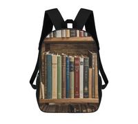 BTCOWZRV Books on The Bookshelf Travel Backpack Laptop Backpack 17 Inch