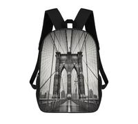 BTCOWZRV Brooklyn Bridge Travel Backpack Laptop Backpack 17 Inch
