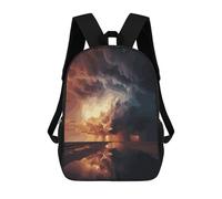 BTCOWZRV Dark Clouds Under Rainbow Travel Backpack Laptop Backpack 17 Inch