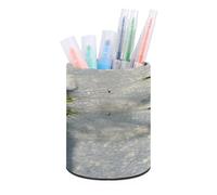 BTCOWZRV Dragonfly Drawing Pen Holder Cute Leather Pencil Holder for Desk Stylish Multifunctional Pencil Cup Round Desktop Organizer Pen Organizer Pen Cup Makeup Brush Holder for Home Office
