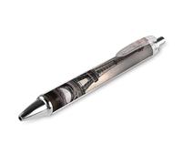 BTCOWZRV Eiffel Tower Autumn Leaves Ballpoint Pens - 0.5mm Retractable Gel Pens with Comfortable Grip, No Bleed Black Ink, Personalized Ball Point Pen Smooth Writing Pens Gift for Men Women