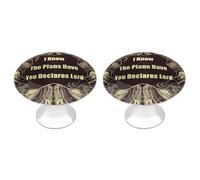 BTCOWZRV Faith Verse Ornate 2 Pack Cabinet Knobs Drawer Pulls