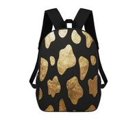 BTCOWZRV Golden Cow Print Travel Backpack Laptop Backpack 17 Inch
