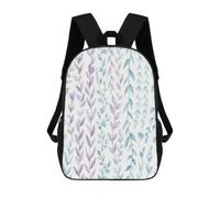 BTCOWZRV Green Blue Foliage Travel Backpack Laptop Backpack 17 Inch