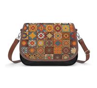 BTCOWZRV Group of Moroccan Geometric Shoulder Bag for Women, Handbag with Adjustable Strap & Inner Pocket, Crossbody Bag for Daily Commute Travel