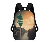 BTCOWZRV Guidance on The Road Travel Backpack Laptop Backpack 17 Inch | Polyester Carry On Backpack Breathable Adjustable Strap Outdoor Backpack with Side Pockets Casual Daypack for Travel Work