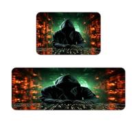 BTCOWZRV Hacker Attack Kitchen Mats Kitchen Rugs Standing Mat