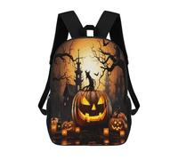 BTCOWZRV Halloween Pumpkin Travel Backpack Laptop Backpack 17 Inch