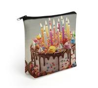 BTCOWZRV Happy Birthday Beautiful Makeup Bag Cosmetic Bags Toiletry Bag