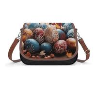 BTCOWZRV Happy Easter Shoulder Bag for Women, Handbag with Adjustable Strap & Inner Pocket, Crossbody Bag for Daily Commute Travel