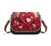 BTCOWZRV Happy Valentine's Day1 Shoulder Bag for Women, Handbag with Adjustable Strap & Inner Pocket, Crossbody Bag for Daily Commute Travel
