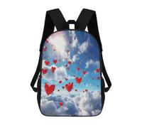 BTCOWZRV Hearts in The Sky Travel Backpack Laptop Backpack 17 Inch
