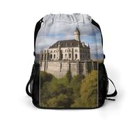 BTCOWZRV Historical Monuments of Armenia Drawstring Backpack, Sports Gym Bag with Bottom Pocket And Mesh Pockets, String Bag for Men Women