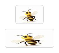 BTCOWZRV Honey Bee Kitchen Mats Kitchen Rugs Standing Mat