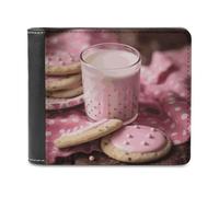 BTCOWZRV Hot Milk And Biscuits Slim Wallets for Men Bifold Wallet