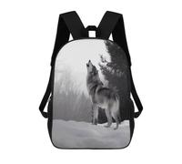 BTCOWZRV Howling Wolf Travel Backpack Laptop Backpack 17 Inch