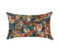 BTCOWZRV Human Face Pattern Pillow Cover Pillow Case Pillowcase