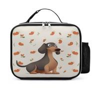 BTCOWZRV I Love My Dog Dachshunds Insulated Lunch Bag Lunchbox Cooler Bag
