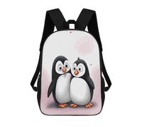 BTCOWZRV I Love Penguins Travel Backpack Laptop Backpack 17 Inch