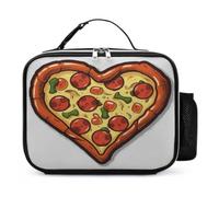BTCOWZRV I Love Pizza Heart Insulated Lunch Bag Lunchbox Cooler Bag