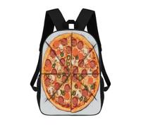 BTCOWZRV I Love Pizza Travel Backpack Laptop Backpack 17 Inch | Polyester Carry On Backpack Breathable Adjustable Strap Outdoor Backpack with Side Pockets Casual Daypack for Travel Work
