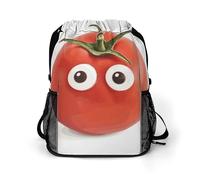 BTCOWZRV I Love You from My Head Tomatoes Drawstring Backpack, Sports Gym Bag with Bottom Pocket And Mesh Pockets, String Bag for Men Women