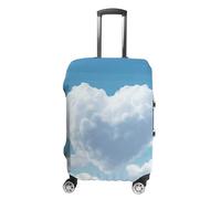 BTCOWZRV Luggage Cover A Floating Heart Suitcase Cover Washable Suitcase Protector Anti-scratch Luggage Cover Suitcase Anti Dirt Covers for Travel Fits 18-32 Inches Trunk, style, Small