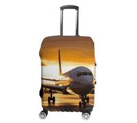 BTCOWZRV Luggage Cover Airplane in The Evening Light Suitcase Cover Washable Suitcase Protector Anti-scratch Luggage Cover Suitcase Anti Dirt Covers for Travel Fits 18-32 Inches Trunk, style, Small