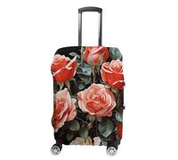 BTCOWZRV Luggage Cover Beautiful Rose Gift Suitcase Cover Washable Suitcase Protector Anti-scratch Luggage Cover Suitcase Anti Dirt Covers for Travel Fits 18-32 Inches Trunk, style, L