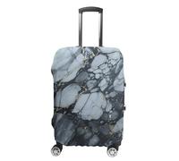 BTCOWZRV Luggage Cover Black Textured Marble Suitcase Cover Washable Suitcase Protector Anti-scratch Luggage Cover Suitcase Anti Dirt Covers for Travel Fits 18-32 Inches Trunk, style, Small