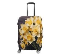 BTCOWZRV Luggage Cover Bouquet of Daffodils Suitcase Cover Washable Suitcase Protector Anti-scratch Luggage Cover Suitcase Anti Dirt Covers for Travel Fits 18-32 Inches Trunk, style, M