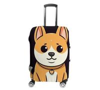 BTCOWZRV Luggage Cover Cartoon Shiba Inu Suitcase Cover Washable Suitcase Protector Anti-scratch Luggage Cover Suitcase Anti Dirt Covers for Travel Fits 18-32 Inches Trunk, style, M
