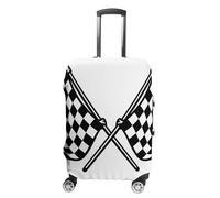 BTCOWZRV Luggage Cover Checkered Flags Race Flag Suitcase Cover Washable Suitcase Protector Anti-scratch Luggage Cover Suitcase Anti Dirt Covers for Travel Fits 18-32 Inches Trunk, style, M