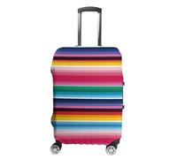 BTCOWZRV Luggage Cover Colorful Mexican Stripes Suitcase Cover Washable Suitcase Protector Anti-scratch Luggage Cover Suitcase Anti Dirt Covers for Travel Fits 18-32 Inches Trunk, style, Small