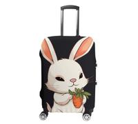 BTCOWZRV Luggage Cover Cute Bunny Holding Carrot Suitcase Cover Washable Suitcase Protector Anti-scratch Luggage Cover Suitcase Anti Dirt Covers for Travel Fits 18-32 Inches Trunk, style, L